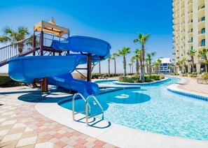 Indoor pool, a heated pool, pool loungers - Phoenix West 409 | Orange Beach, AL (Orange Beach)