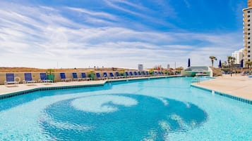 Indoor pool, a heated pool