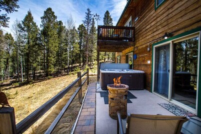 Forest Retreat over 1 acre, Hot Tub, Log Furniture, Wildlife!