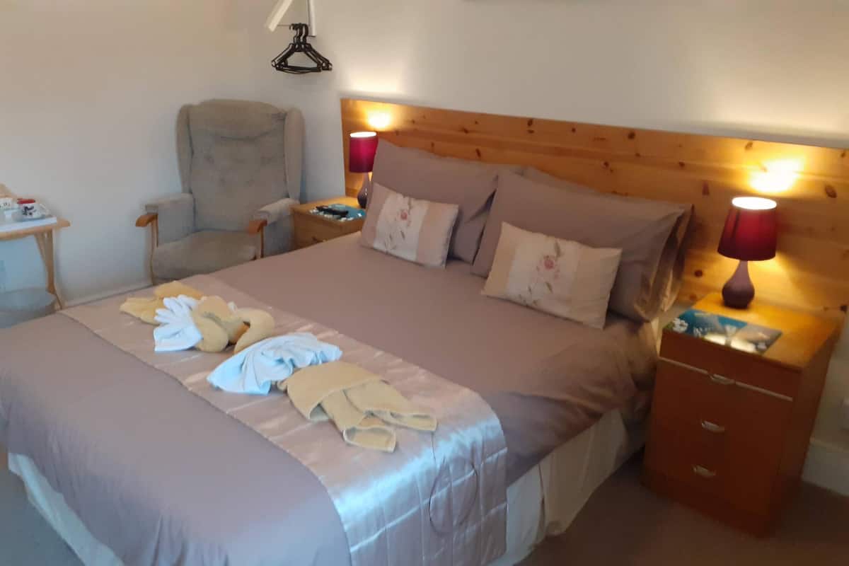 Tweepersoonskamer, en-suite badkamer, uitzicht op park (Room 2) | 1 slaapkamer