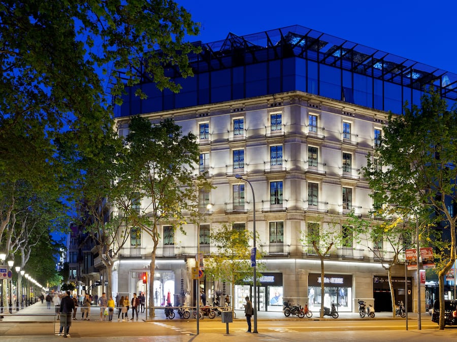 Front of property – evening/night