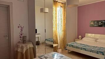 Down comforters, memory foam beds, minibar, desk