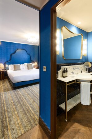 Down duvets, Select Comfort beds, minibar, in-room safe