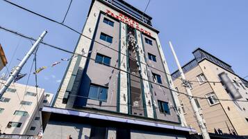 Voorkant van accommodatie