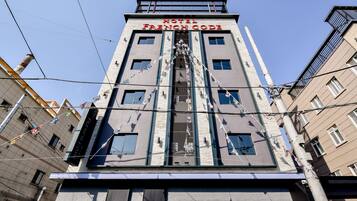 Voorkant van accommodatie