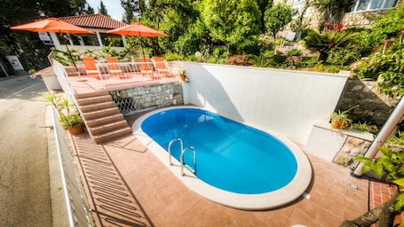 Double Room (Guest House Villa Nina- Double Room w) | Outdoor pool | Seasonal outdoor pool, pool umbrellas, sun loungers