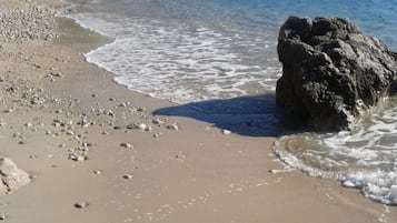 Vlak bij het strand