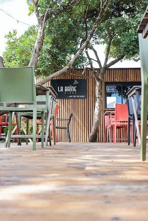 Outdoor dining - Hôtel La Baïne (Capbreton)