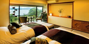 Superior-Zweibettzimmer, Nichtraucher, Badewanne | Zimmersafe, kostenloses WLAN, Bettwäsche