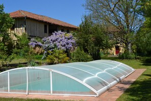Indoor pool, seasonal outdoor pool