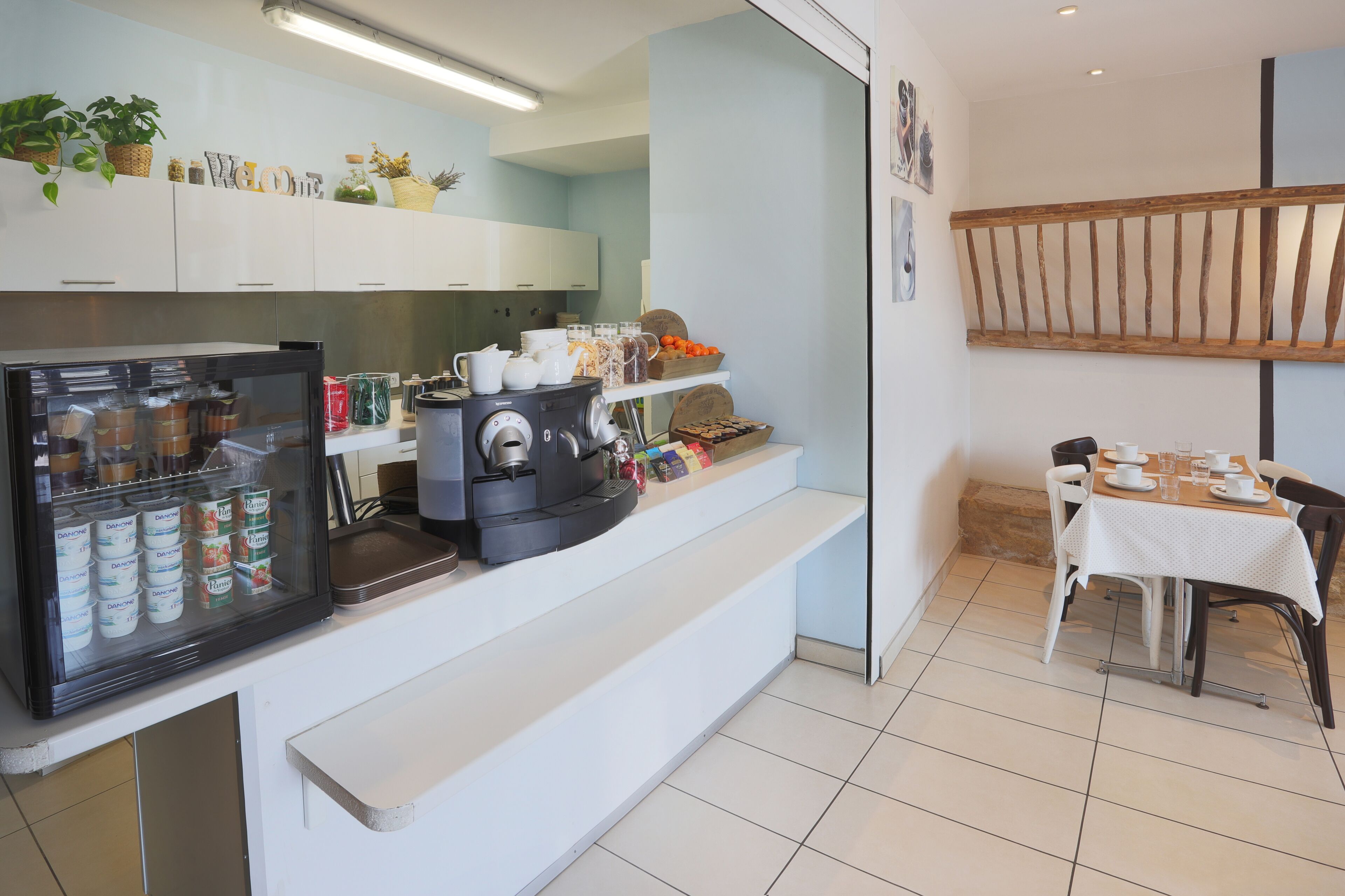 daily buffet breakfast (eur 10.50 per person)