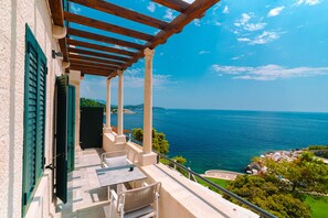 Superior room, Terrace, Sea view | Balcon
