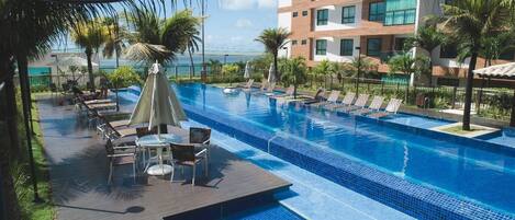 Indoor pool, outdoor pool