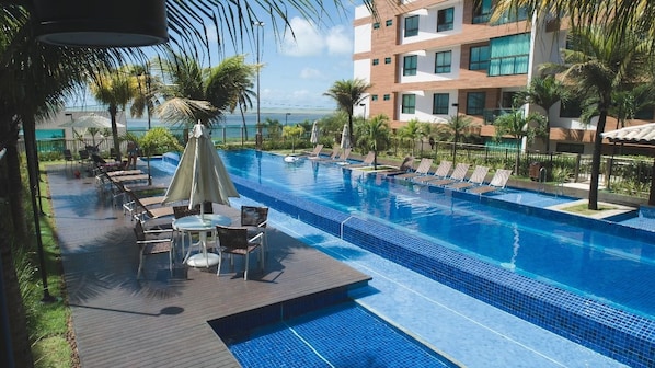 Indoor pool, outdoor pool - Cobertura Luxor Paulo Miranda (João Pessoa)
