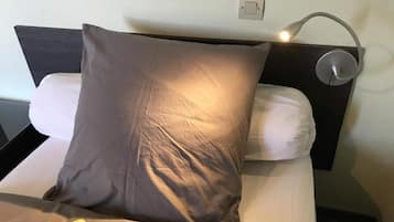 1 bedroom, laptop workspace, soundproofing, iron/ironing board