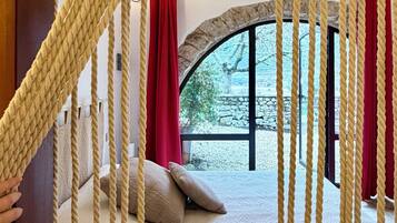 Habitación doble (L'aven) | Decoración individual, mobiliario individual, ropa de cama