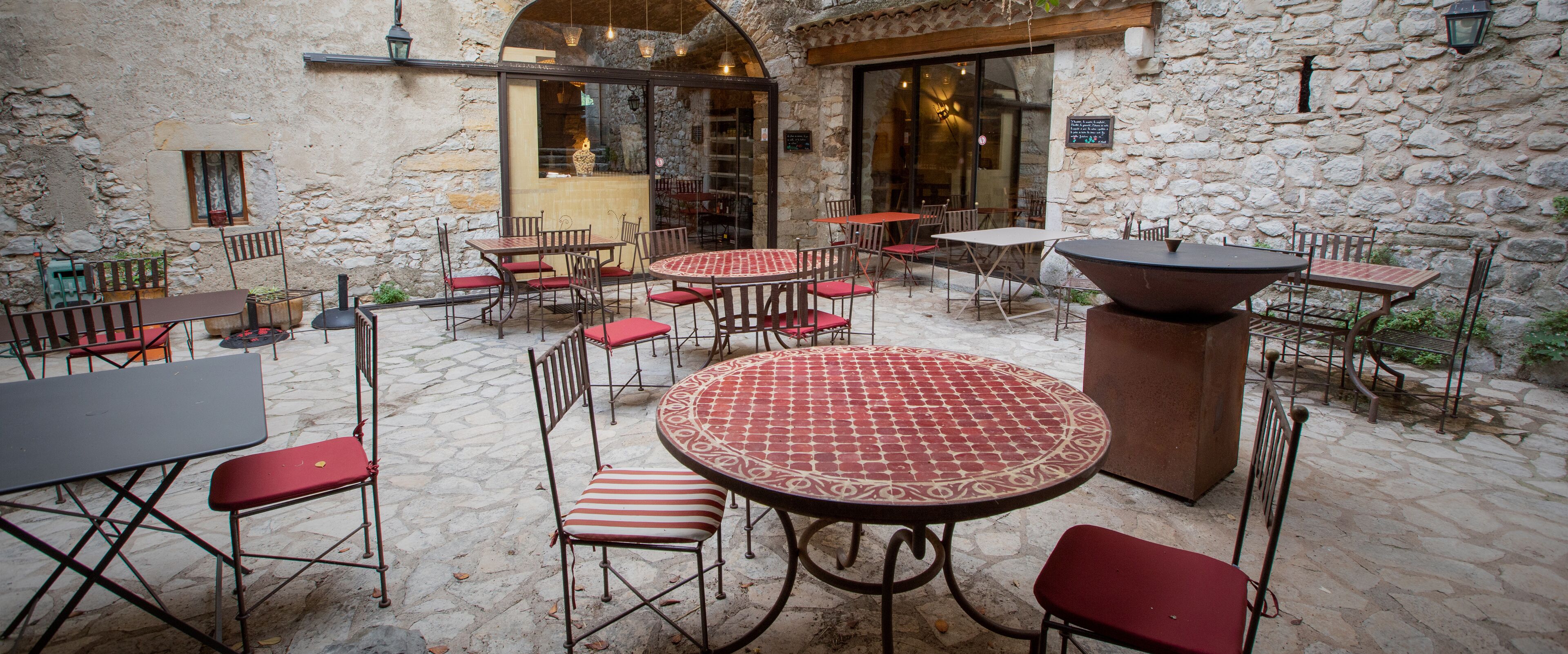 Dîner servi sur place