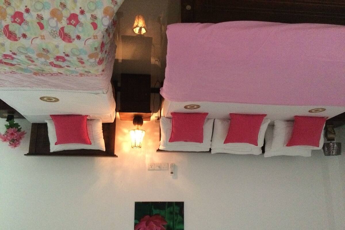 Family Room, Accessible, Garden View | In-room safe, desk, soundproofing, iron/ironing board