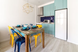 Apartament, 1 dormitori | Cuina privada | Placa de cuina 