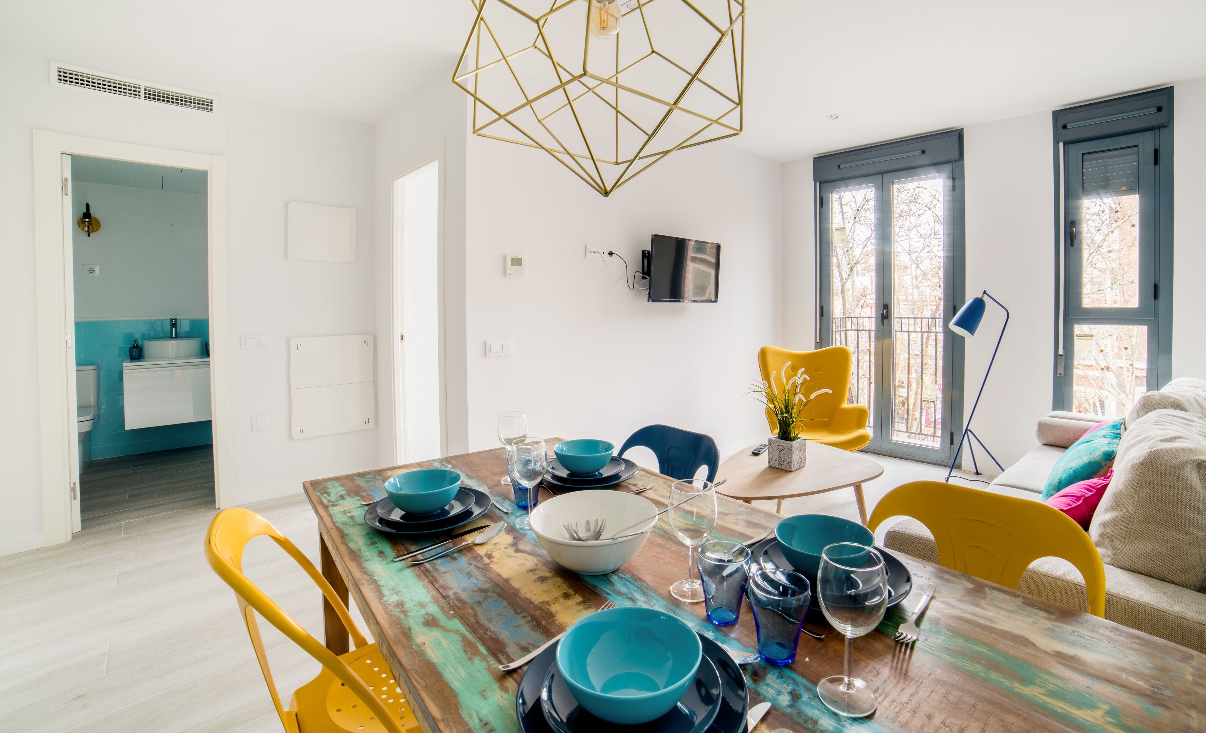 apartment, 1 bedroom | food court