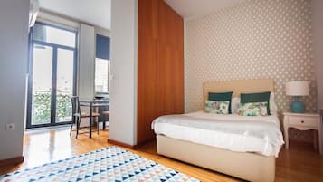 Studio, balkon (2T) | Een strijkplank/strijkijzer, babybedden (toeslag), gratis wifi