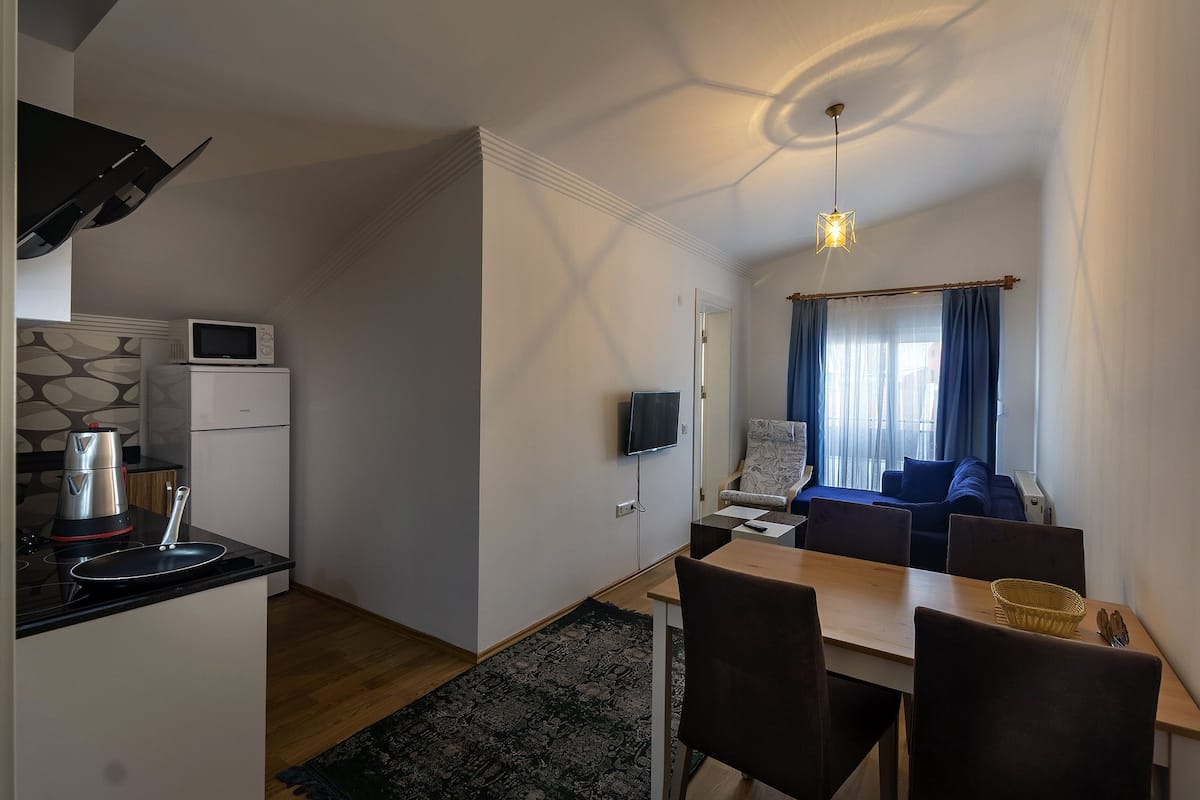 Junior Apartment, 2 Bedrooms, Non Smoking, Partial Sea View | Premium bedding, desk, iron/ironing board, free WiFi