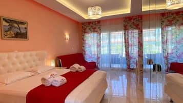 Luxury studio | Ropa de cama de alta calidad y caja de seguridad en la habitación