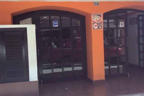 Entrée de l’hébergement