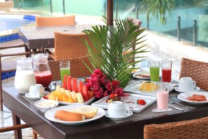 Frokostbuffé er inkludert hver dag