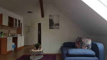 Apartment, Kitchenette | Living area | Flat-screen TV