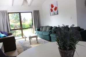 Exclusive Cottage, 2 Bedrooms, Garden View | Living area | Flat-screen TV