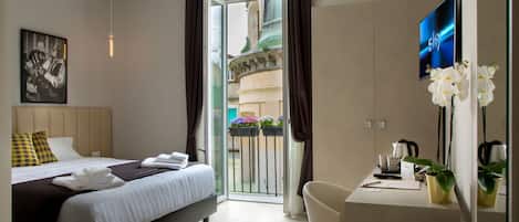 Tweepersoonskamer | 5 slaapkamers, luxe beddengoed, een minibar, een kluis op de kamer