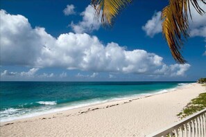 En la playa 