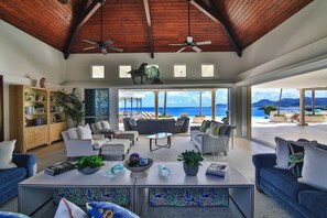 TV, DVD player, stereo