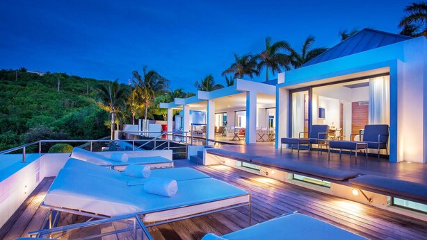 Terrace/patio - Villa NIRVANA – A Temple of Contemporary Luxury & Tranquil Bliss in St. Barth (Gustavia)