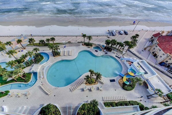 Indoor pool, outdoor pool