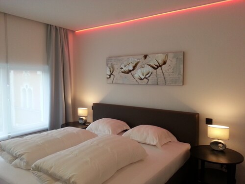 Appartement duplex de luxe de la ville avec balcon et une cuisine entièrement  équipée