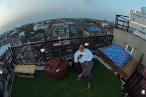 Standard Shared Dormitory, Women only (8 Bunk Beds) | Terrace/patio - The Lodge Yangon Hostel (Yangon)