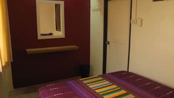 Desk, blackout curtains, free WiFi