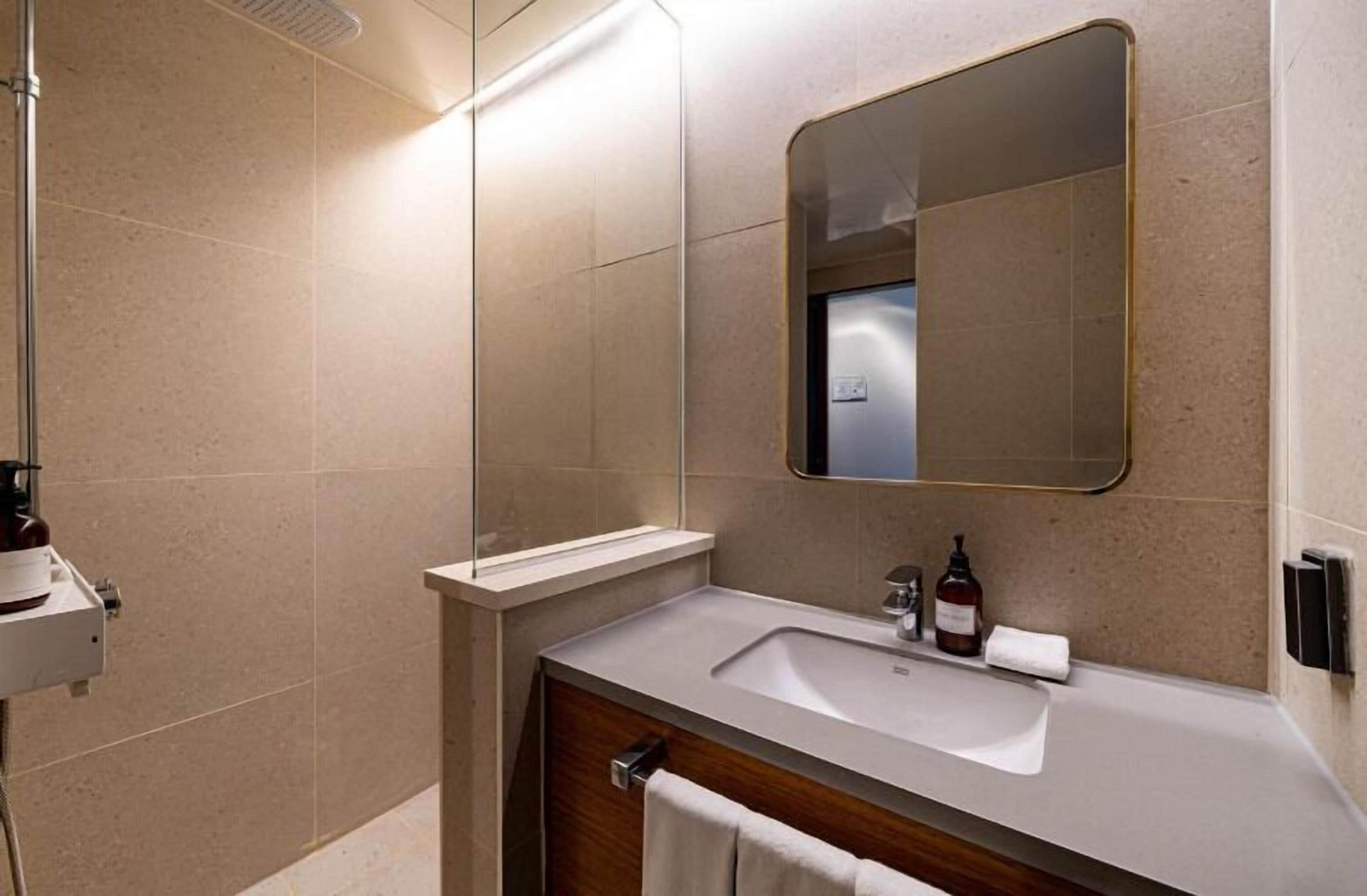 free toiletries, hair dryer, dressing gowns, slippers