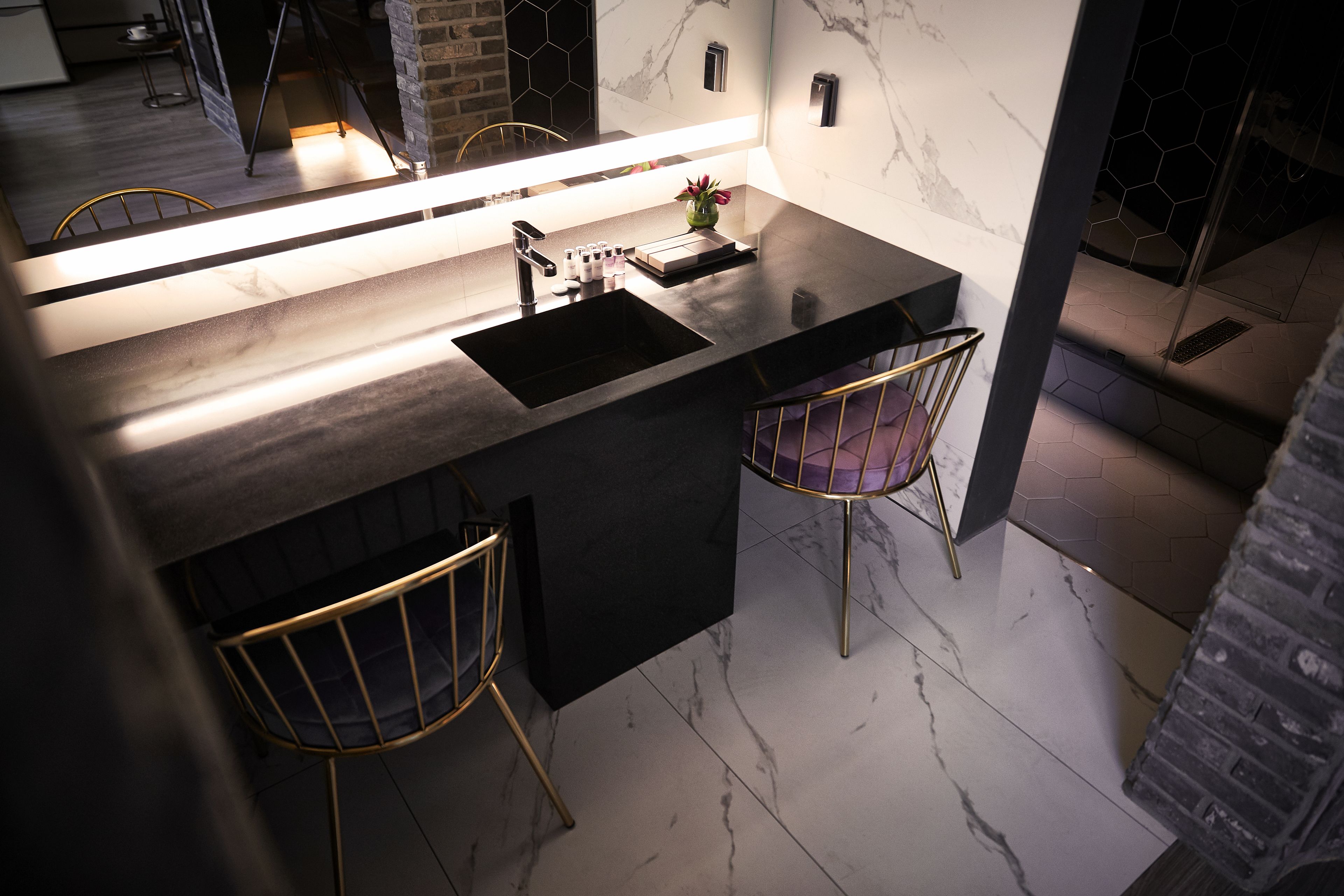 family room (party room) | bathroom sink