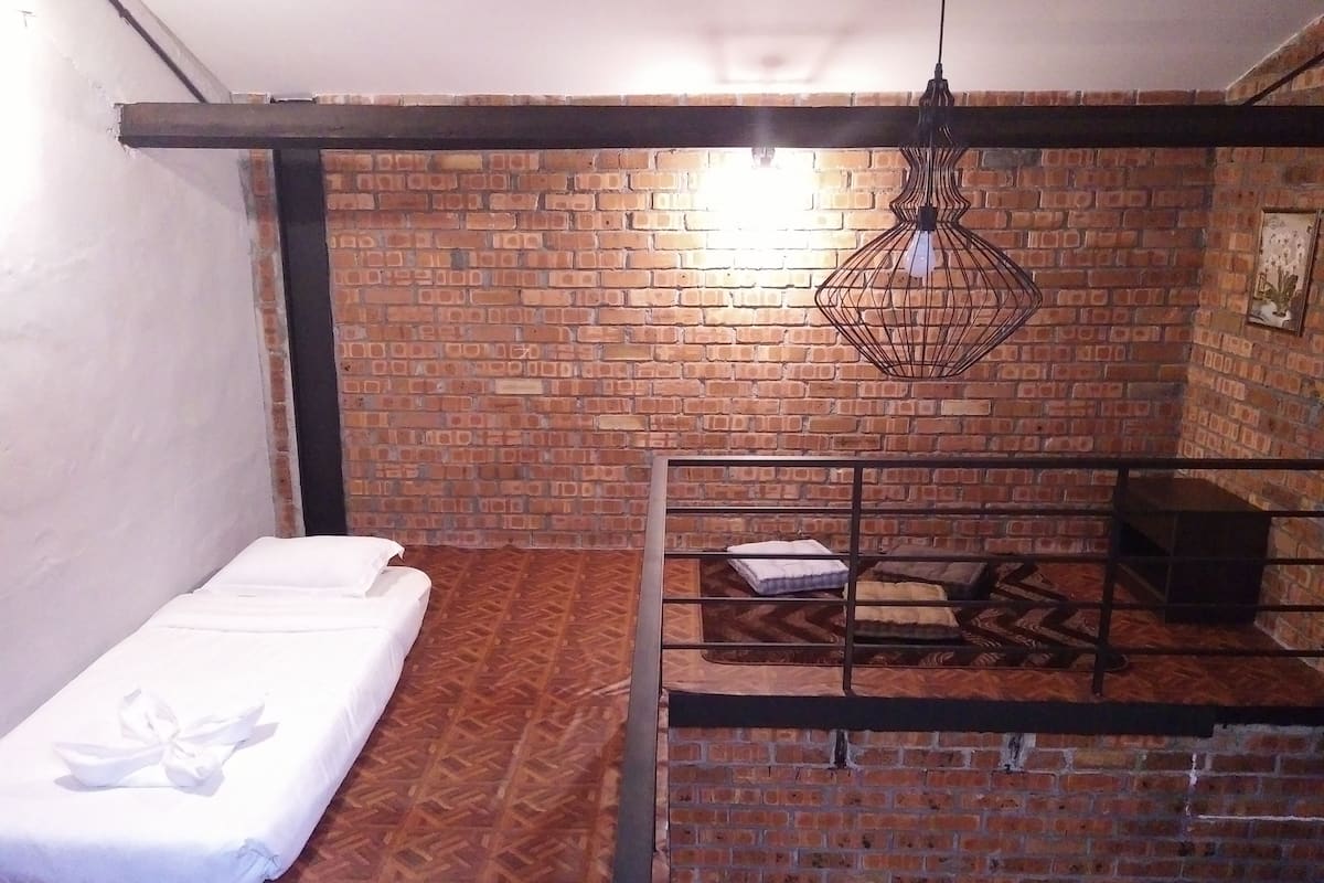 family duplex, shared bathroom | in-room safe, desk, iron/ironing board, rollaway beds