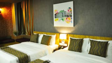 Minibar, desk, iron/ironing board, free WiFi