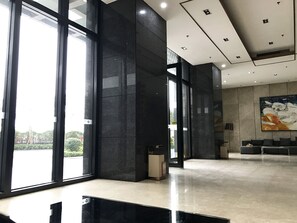Interior entrance
