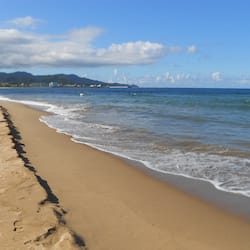 Beach nearby, white sand