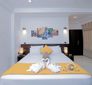 Deluxe Double Room, Garden View | Minibar, desk, soundproofing, free WiFi - Ruth Villa (Negombo)