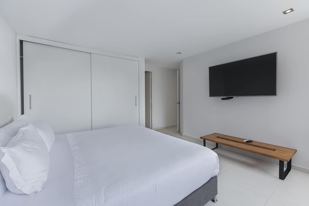 ซูพีเรียอพาร์ทเมนท์ | 1 ห้องนอน, Wi-Fi ฟรี, ผ้าปูที่  นอน