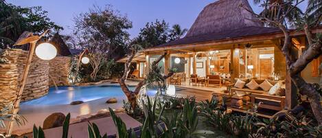 Luksusvilla, 3 soverom, privat basseng (Oscar) | Hageutsikt