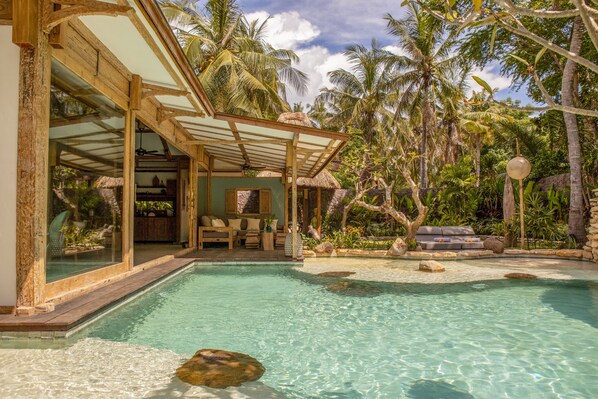 Villa Luxe, 3 chambres, piscine privée (Oscar) | Vue sur le complexe touristique