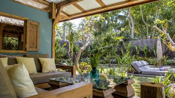 Luxury-Villa, 3 Schlafzimmer, eigener Pool (Oscar) | Blick auf die Anlage